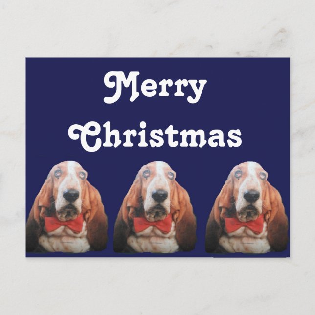 Postcard Fröhliche Weihnachtsfeiertage Feiertagspostkarte (Vorderseite)