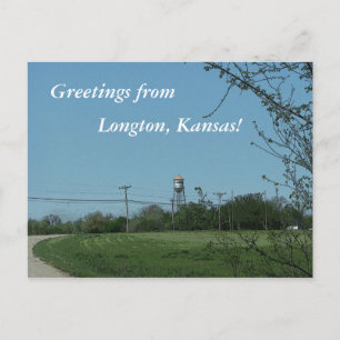 Postcard: Grüße aus Longton, Kansas! Postkarte