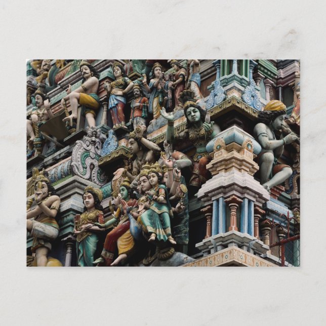 Postcard Hindu Tempel Sri Lanka Colombo Postkarte (Vorderseite)