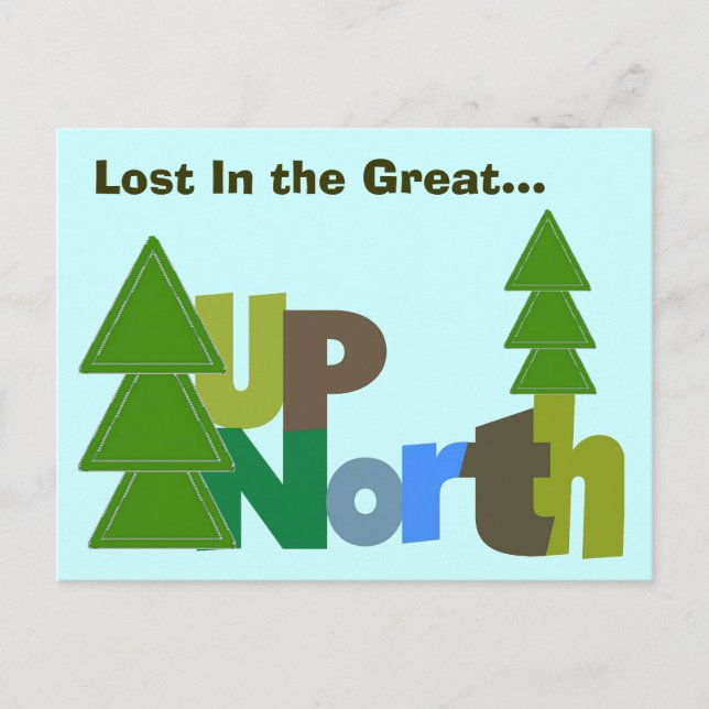 PostCard im großen Norden verloren Postkarte (Vorderseite)