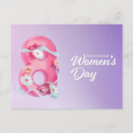 postcard international women's day 8 postkarte