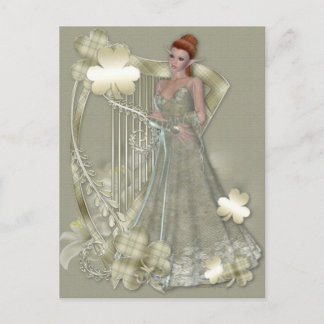 Postcard-Irish Elf-St Patricks Postkarte