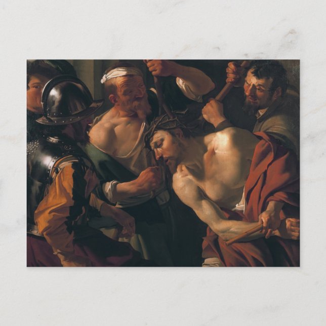 Postcard Jesus Christus w. die Krone der Thornen Postkarte (Vorderseite)