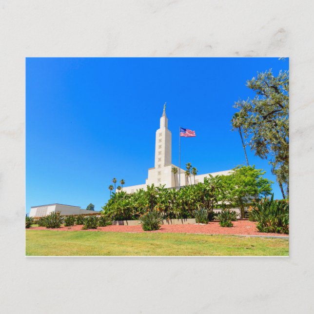 Postcard LDS Los Angeles Temple NW Postkarte (Vorderseite)