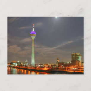 Postcard Medienhafen mit Rheinturm in Düsseldorf Postkarte