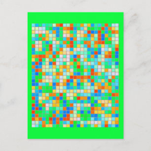 Postcard-Misc/Abstrakt-Mosaike 11 Postkarte