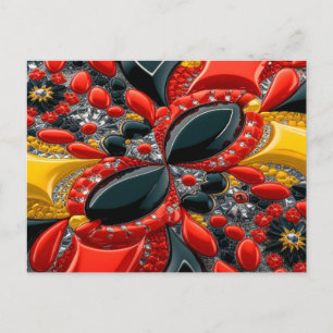 Postcard mit Deutschland Colors Design Postkarte