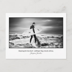 Postcard of Surfer a Jeffry's Bay Postkarte