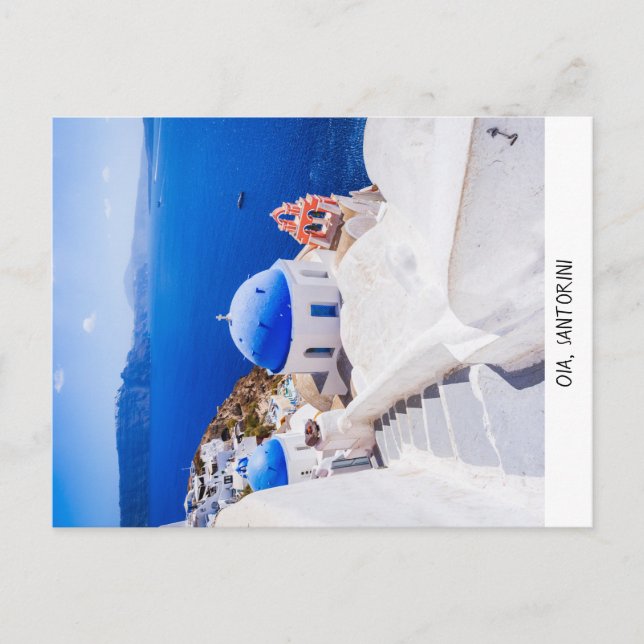 Postcard Oia Santorini Postkarte (Vorderseite)