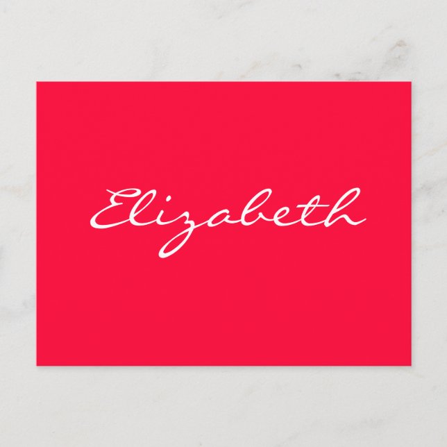 POSTCARD - PERSONALISIERT POSTKARTE (Vorderseite)