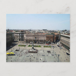 Postcard Piazza Duomo Mailand, Italien Postkarte