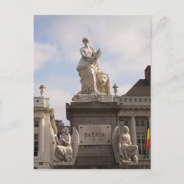 Postcard Pl. de Brouckere, Brüssel Postkarte (Vorderseite)