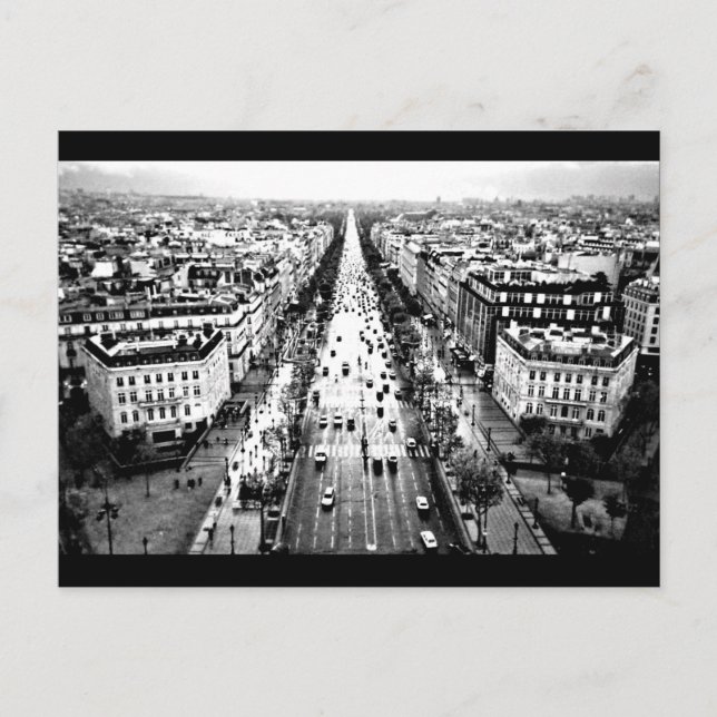 Postcard-Places-Paris Postkarte (Vorderseite)