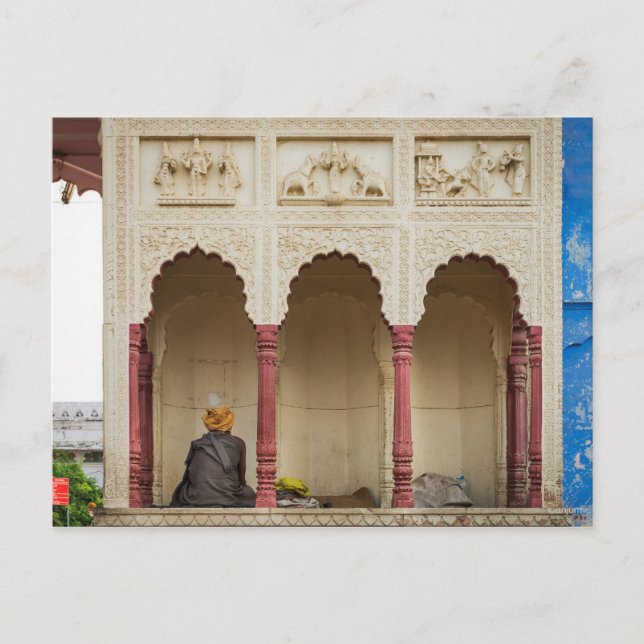 Postcard Pushkar Camel Fair, Rajasthan, Indien Postkarte (Vorderseite)