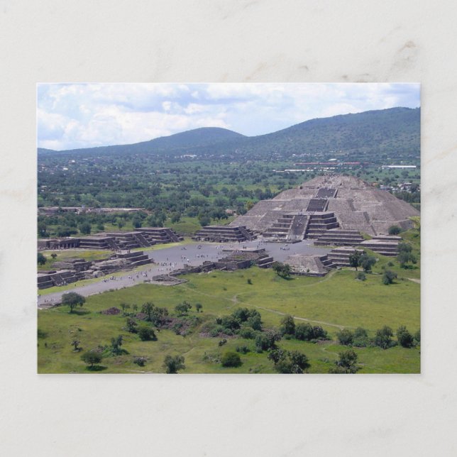 Postcard Pyramide of the Moon, Teotihuacán, Mexiko Postkarte (Vorderseite)