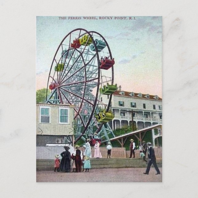 Postcard - Rocky Point, Insel Rhode Postkarte (Vorderseite)