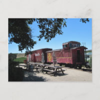 Postcard: Santa Fe Train At Pomar Junction