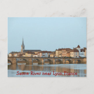 POSTCARD - Saone bei Lyon Frankreich Postkarte