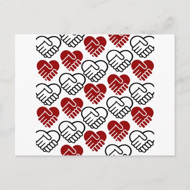 Postcard - SCC Rot & Schwarz Postkarte (Vorderseite)