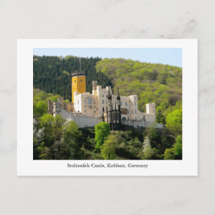 Postcard Stolzenfels Schloss Schloss Schloss Deuts Postkarte