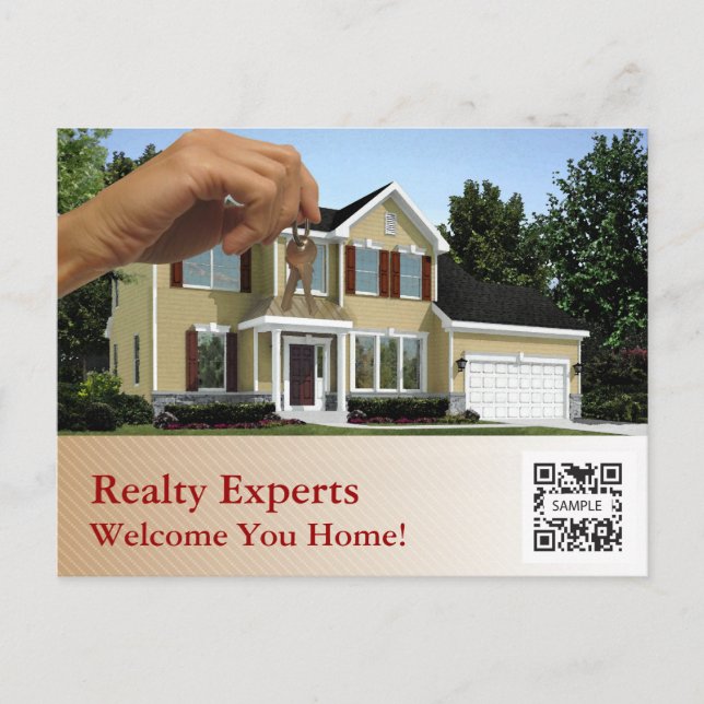 Postcard Template Realty Experts Postkarte (Vorderseite)