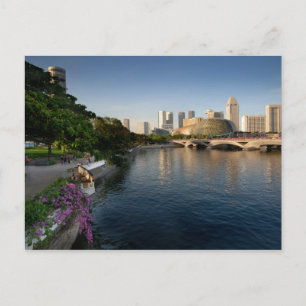 Postcard The Esplanade, Singapur Postkarte