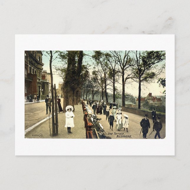 Postcard, The Terrace, Richmond, Surrey Postkarte (Vorderseite)
