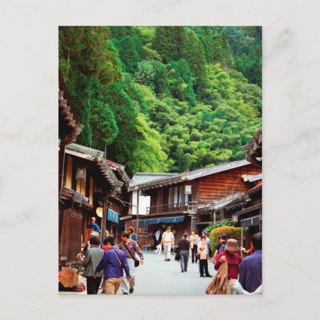 Postcard Tsumago, Nagano, Japan Postkarte (Vorderseite)