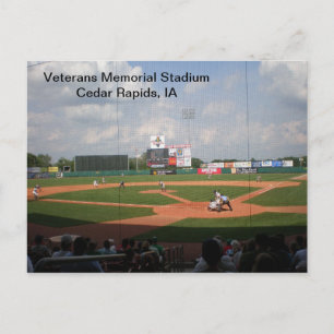 Postcard - Veterans Memorial Stadium - 2011-02 Postkarte
