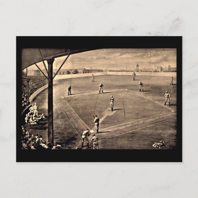 Postcard-Vintag Boston Artwork-42 Postkarte (Vorderseite)