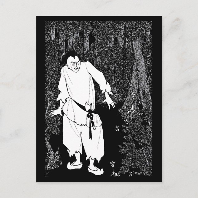 Postcard-Vintag Illustration-Aubrey Beardsley 28 Postkarte (Vorderseite)