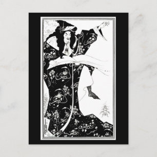 Postcard-Vintag Illustration-Aubrey Beardsley 7 Postkarte