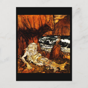 Postcard-Vintag Illustration-Rackham 12 Postkarte