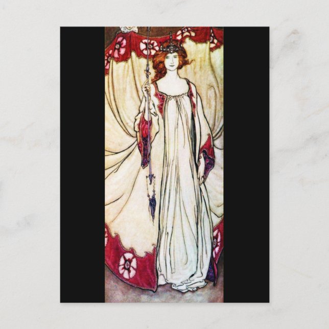 Postcard-Vintag Illustration-Rackham 28 Postkarte (Vorderseite)