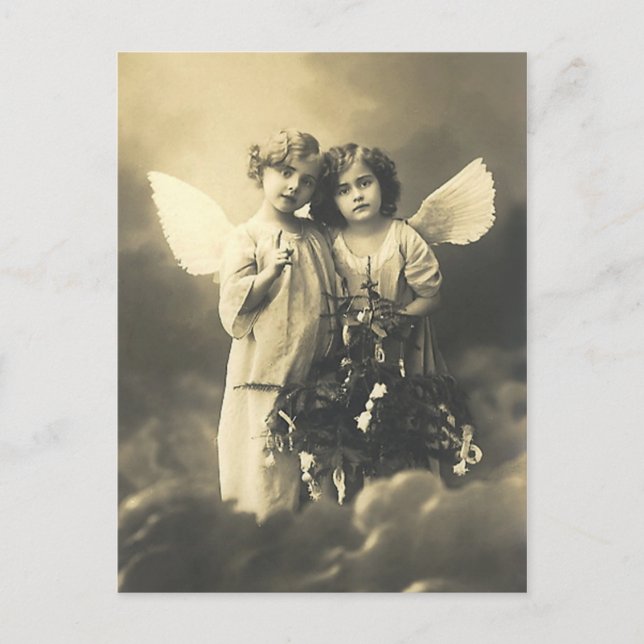 Postcard vintage angels postkarte (Vorderseite)