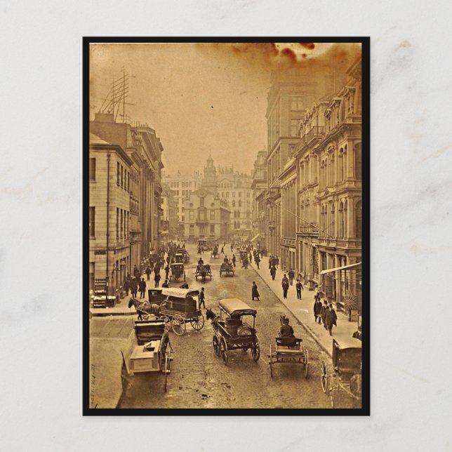 Postcard-Vintage Boston-Fotografie 36 Postkarte (Vorderseite)