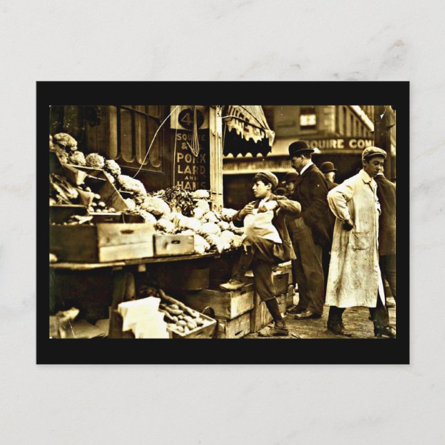 Postcard-Vintage Boston-Fotografie 4 Postkarte (Vorderseite)