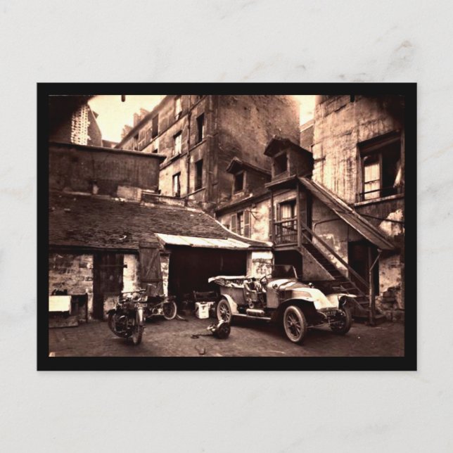 Postcard-Vintage Fotografie-Eugène Atget 10 Postkarte (Vorderseite)