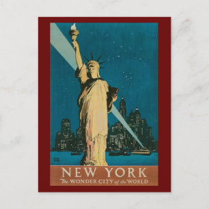 Postcard-Vintage Freiheitsstatue Postkarte