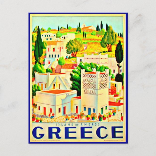 Postcard-Vintage - Griechenland 6 Postkarte (Vorderseite)