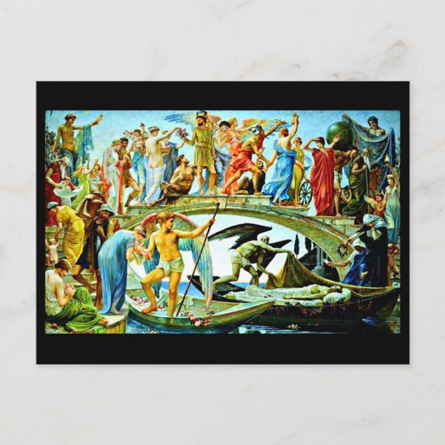 Postcard-Vintage Illustration-Walter Crane 5 Postkarte (Vorderseite)