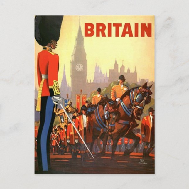 Postcard Vintage Travel Großbritannien Vereinigtes Postkarte (Vorderseite)