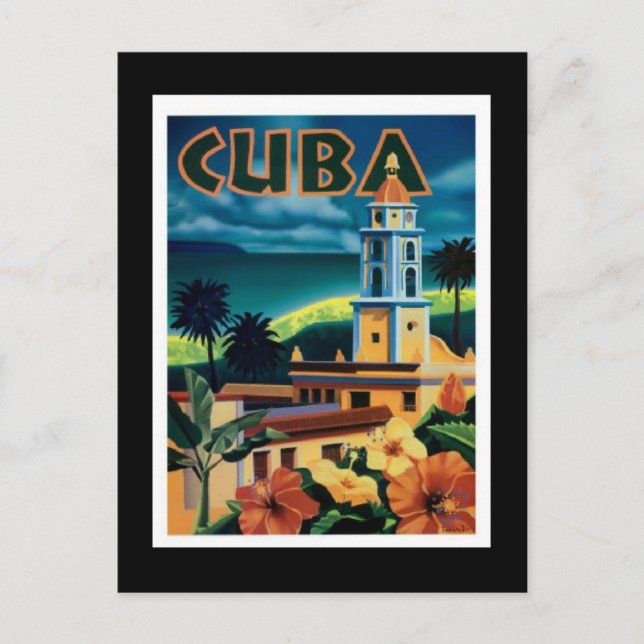 Postcard Vintage Travel-Kuba Postkarte (Vorderseite)