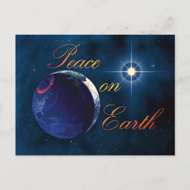 Postcard-Weltfrieden Postkarte (Vorderseite)