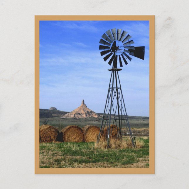 Postcard - Western Windmill (tagsüber) Postkarte (Vorderseite)