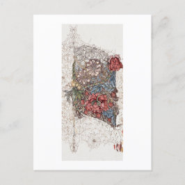 POSTCARD : WILLIAM MORRIS : HONEYSUCKLE : 1874 POSTKARTE