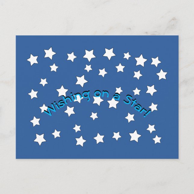 Postcard - Wishing on a Star #2 Postkarte (Vorderseite)