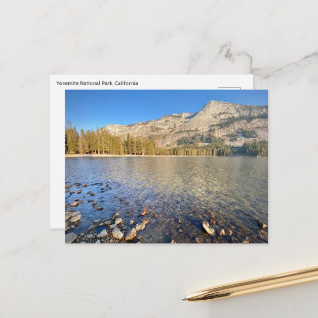 Postcard - Yosemite-Nationalpark Postkarte (Vorderseite/Rückseite Beispiel)