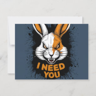 Postcards I Need You 04 Postkarte