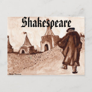 POSTCARDS - SHAKESPEARE - BY HARRIET DAVIDSOHN POSTKARTE